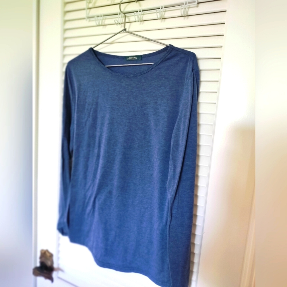 Ofeefan Blue Long Sleeve Shirt Size Large